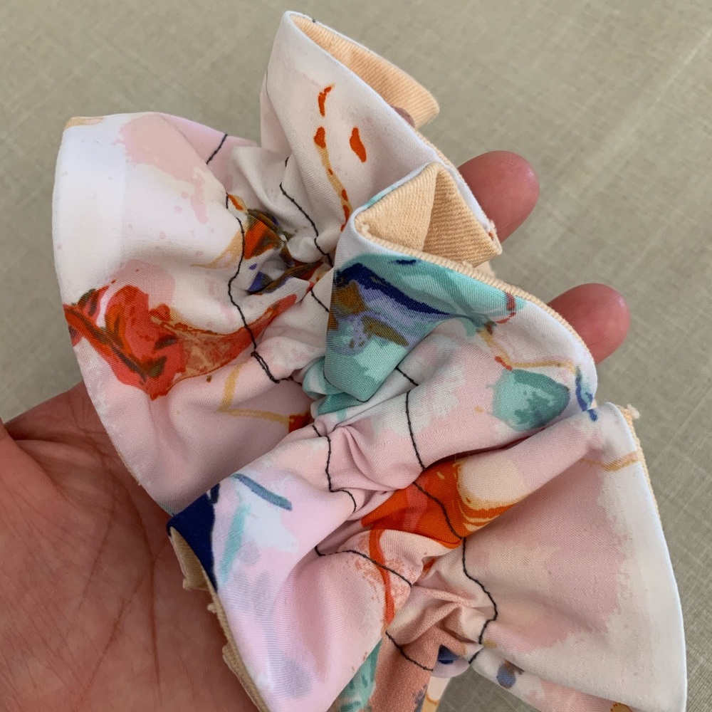 Double Ruffle Scrunchie - Picture 7 of 9